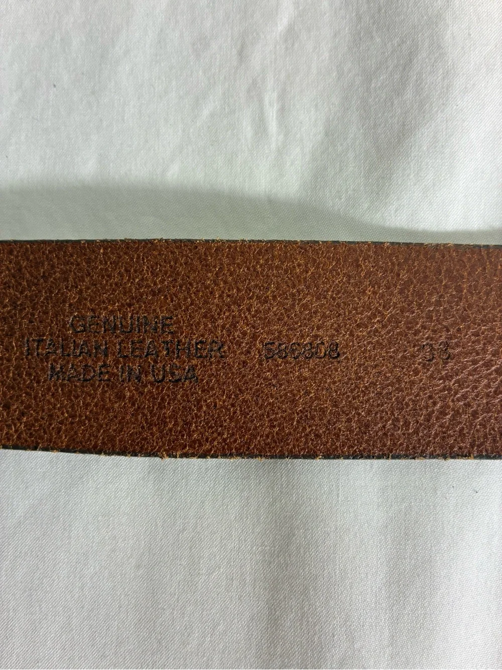 Banana Republic Men's belt Sz 38 Brown Genuine Italian Leather Brass Buckle